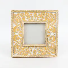 Opalhouse Trellis Motif Resin Picture Frame 4x4 Photo