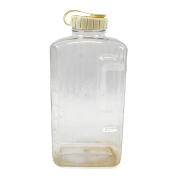Lot of 3 Lock & Lock Clear Plastic Ribbed Refrigerator Water Bottles