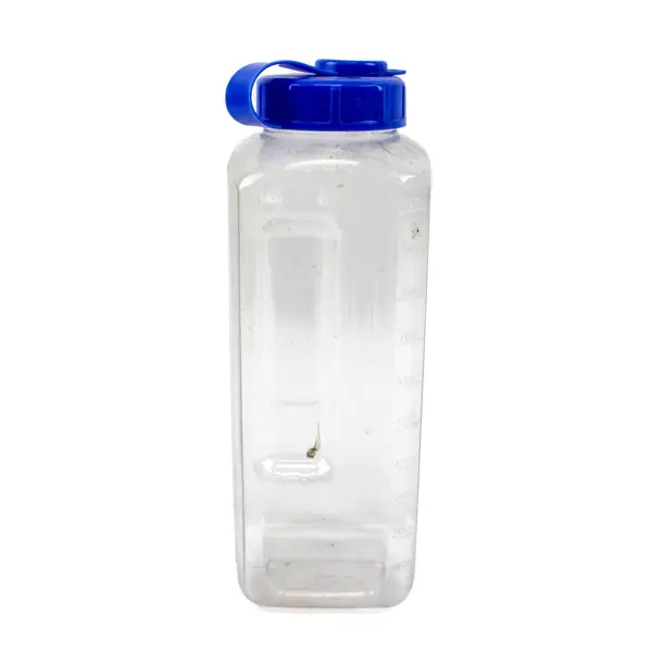 Lot of 3 Lock & Lock Clear Plastic Ribbed Refrigerator Water Bottles