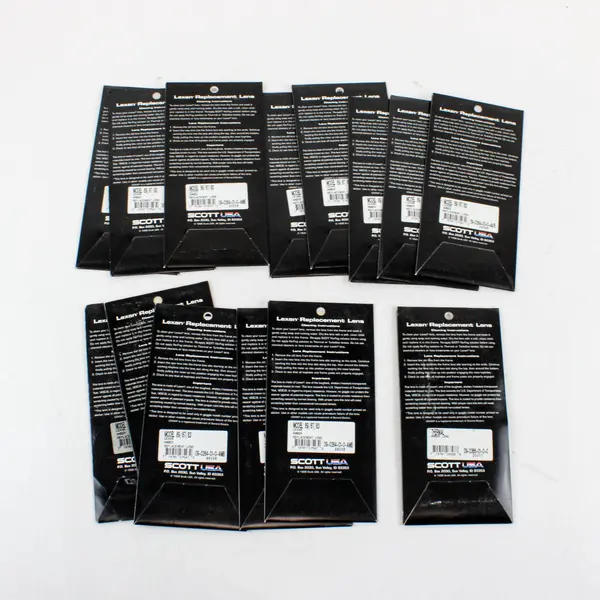 Lot of 14 Scott Amber Replacement Lenses Standard + 1 Thermal 89/87/83