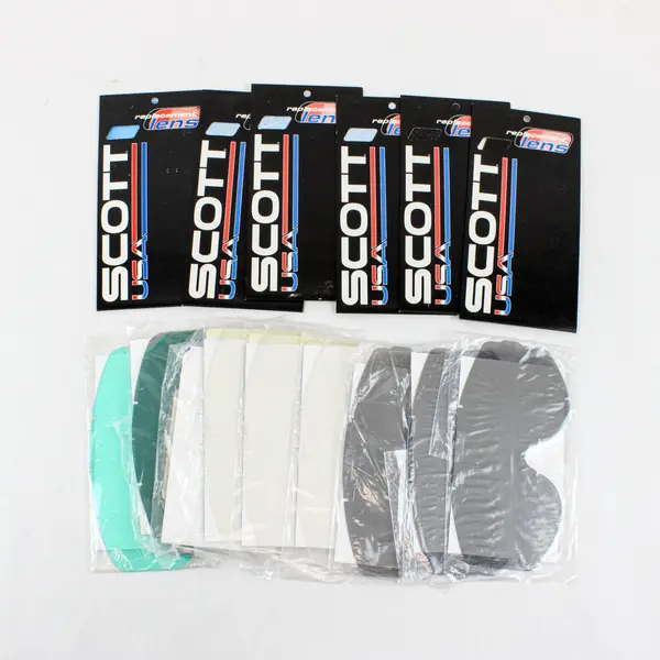 Lot of 15 Scott Replacement Lenses Lexan AMP Blue Flashback SGT Lexan Used