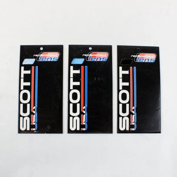 Lot of 15 Scott Replacement Lenses Lexan AMP Blue Flashback SGT Lexan Used