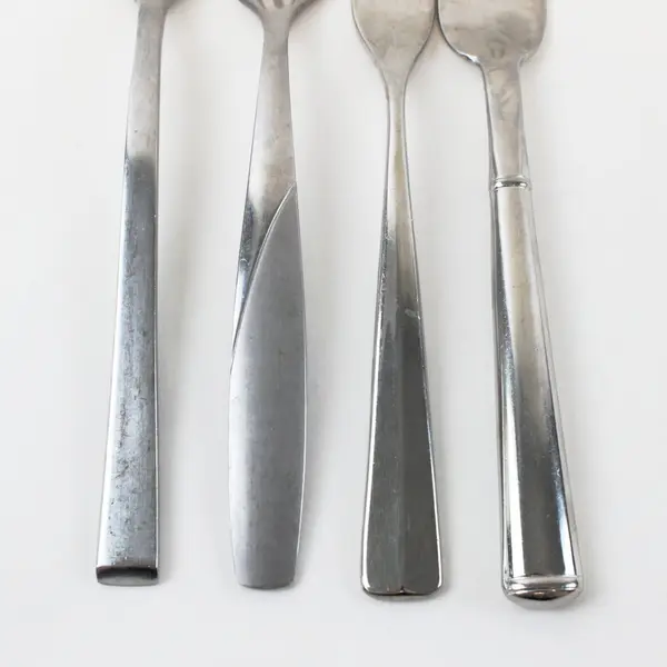 Lot of 4 Single Flatware Forks 7-8 Inch Used