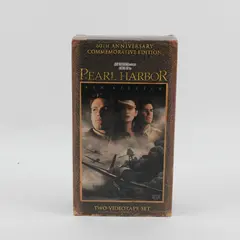 Pearl Harbor 2001 60th Anniversary Commemorative Edition VHS