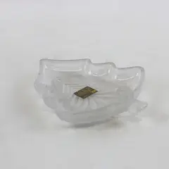 Vintage Mikasa Frosted Glass Christmas Tree Candy Dish 5-1/4"