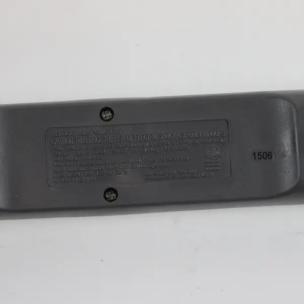 Prime PB8100V2 Power Strip Flat Plug 6 Outlet 3 Ft Cord