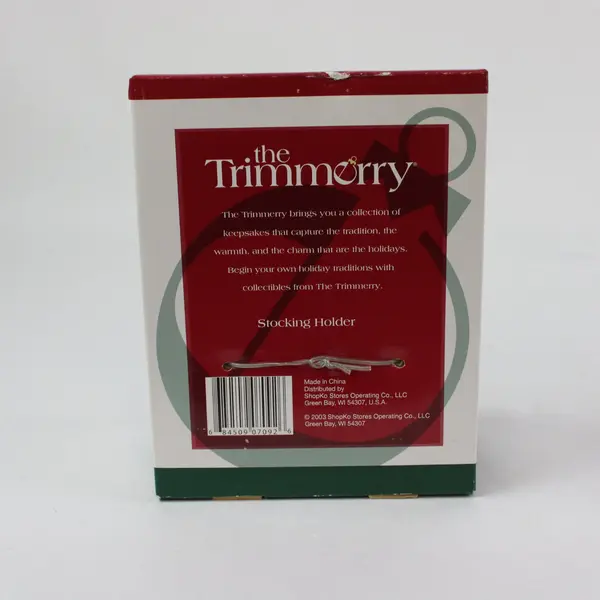 TrimMerry Stocking Holder Picture Frame Christmas Holiday Decor