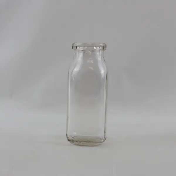 Lot of 3 Duraglas Half Pint Glass Milk Cream Bottles 