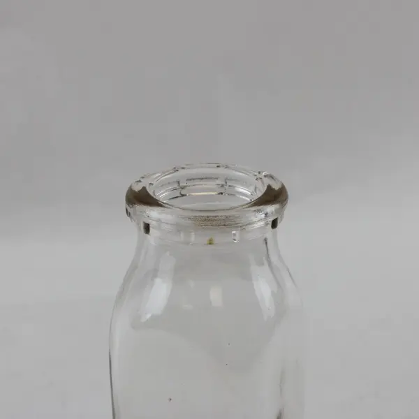 Lot of 3 Duraglas Half Pint Glass Milk Cream Bottles 