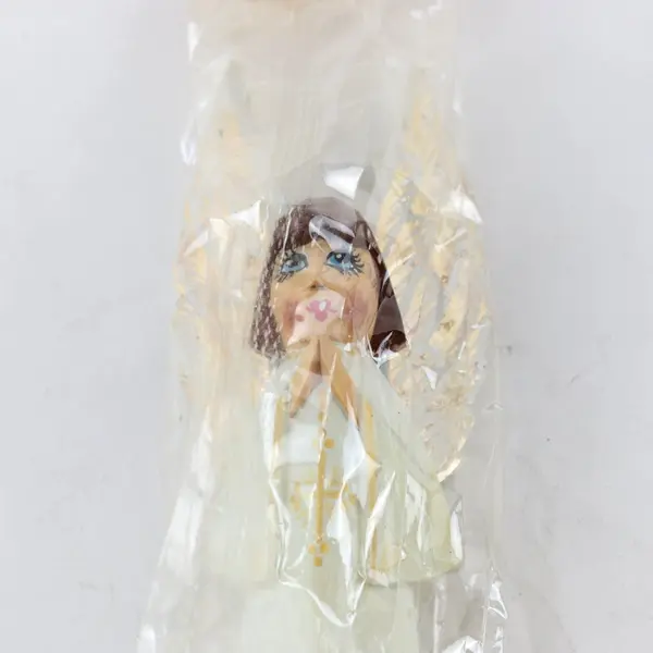 Lot of 2 Handmade Angel Figurines from Russia Decorative Collectibles