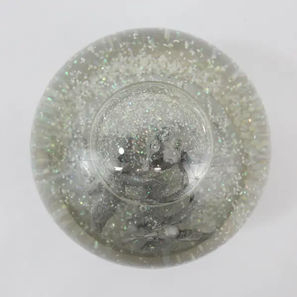 2000 Wallace Silversmiths Musical Snow Globe Hark! The Herald Angels Sing