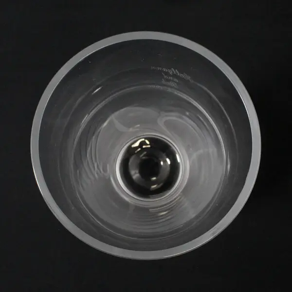 Cristal d'Arques Durand  Florence Crystal Vase  Frosted Petals France 9.75"