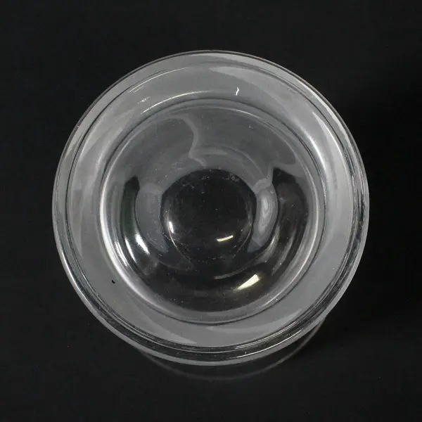 Cristal d'Arques Durand  Florence Crystal Vase  Frosted Petals France 9.75"