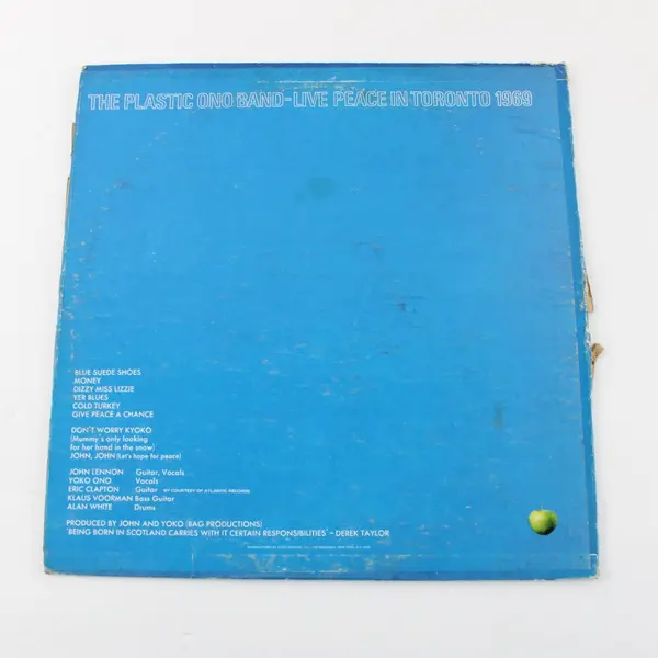 Plastic Ono Band Live Peace In Toronto 1969 12" Vinyl Record