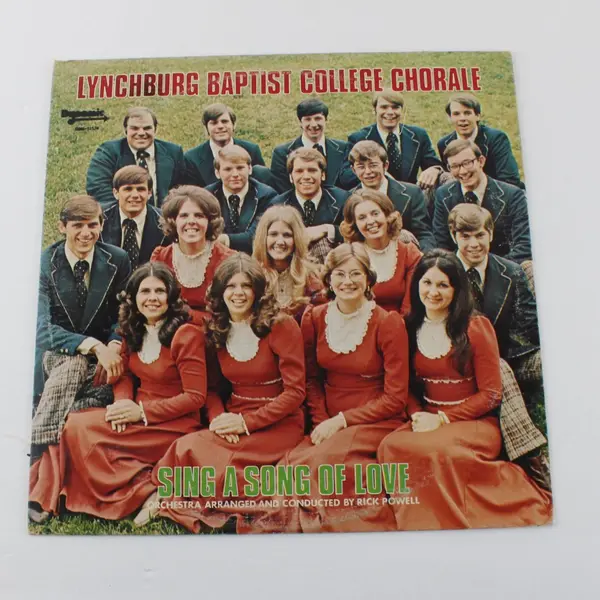 Dynamic Lynchburg Baptist College Chorale Sing A Song Of Love 12" LP DMI-51574