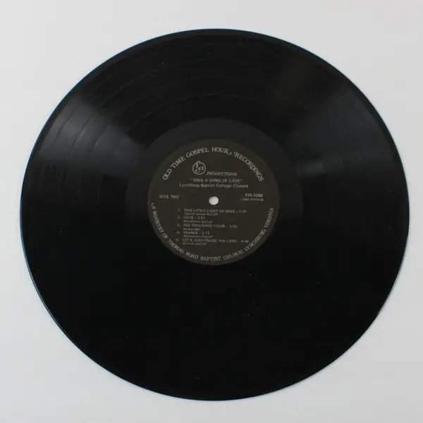 Dynamic Lynchburg Baptist College Chorale Sing A Song Of Love 12" LP DMI-51574