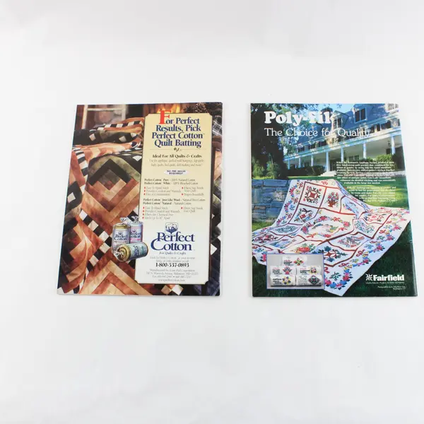 Lot of 2 Quilter's Newsletter Magazine Issues April 1997 & Jan/Feb 1999 Good