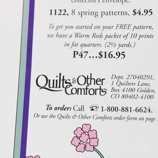Lot of 2 Quilter's Newsletter Magazine Issues April 1997 & Jan/Feb 1999 Good