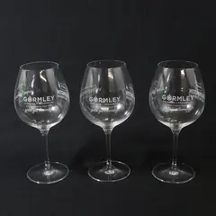 Lot of 3 Glass Tech McMinnville 27th Wine & Food Classic Wine Glasses 