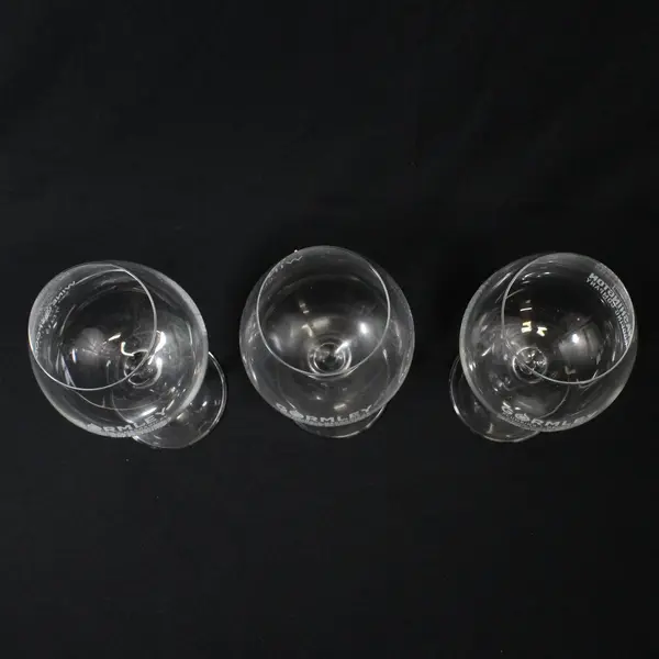 Lot of 3 Glass Tech McMinnville 27th Wine & Food Classic Wine Glasses 