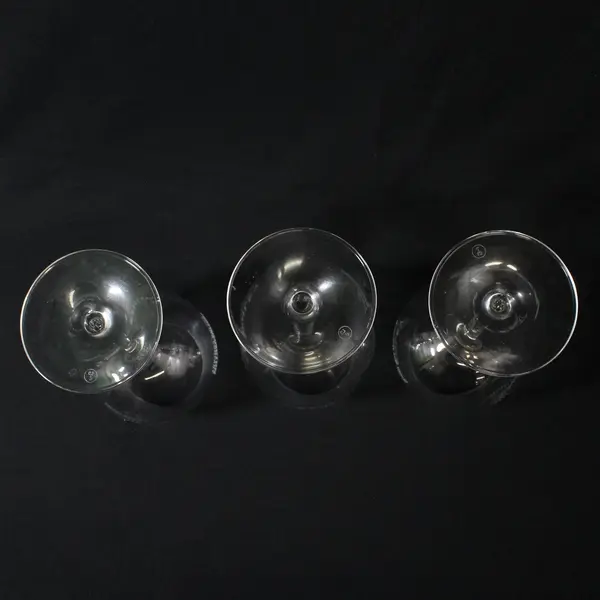 Lot of 3 Glass Tech McMinnville 27th Wine & Food Classic Wine Glasses 