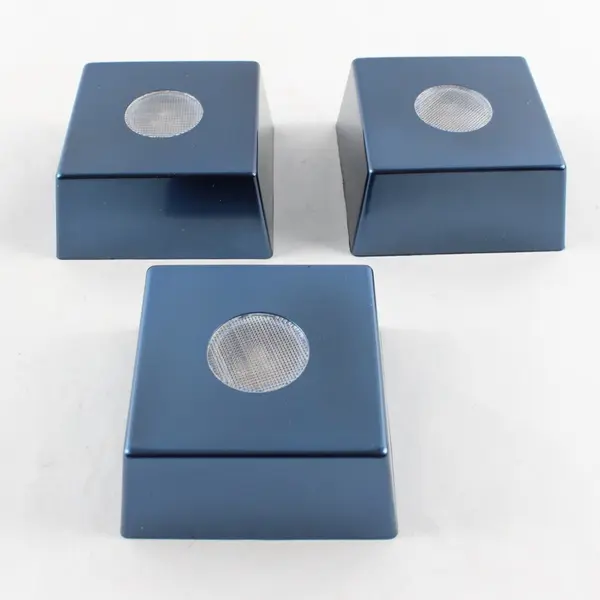 Lot of 3  Roman Inc Blue Lighted Display Bases 