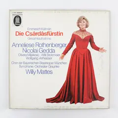 Emmerich Kálmán Die Csárdásfürstin 4 LP Box Set Rothenberger Gedda Mattes EMI