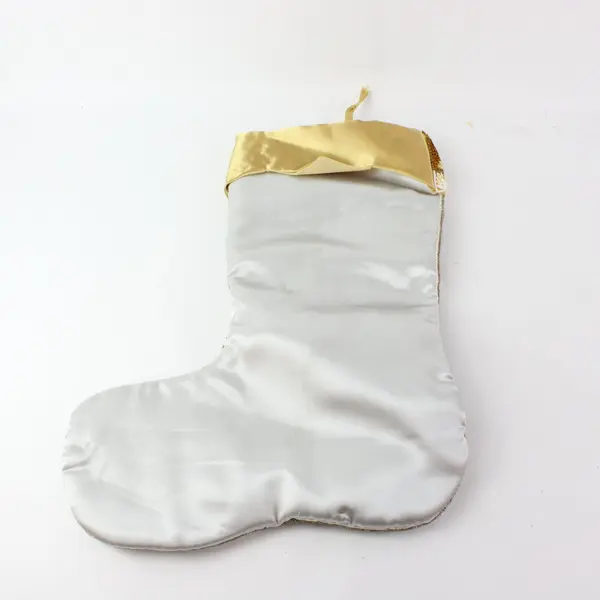  Silver Gold Sequin Christmas Stocking Holiday Decor