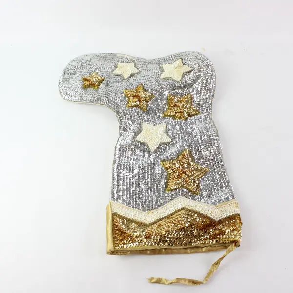  Silver Gold Sequin Christmas Stocking Holiday Decor