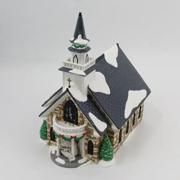 1999 Department 56 Snow Village Holy Spirit Church 56.55003