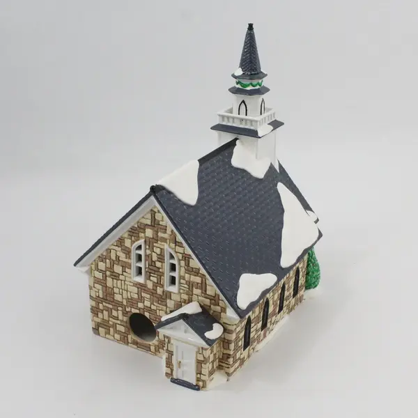 1999 Department 56 Snow Village Holy Spirit Church 56.55003