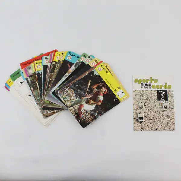 Lot Of 72 VTG 1977 Editions Rencontre The World Of Sports Cards 