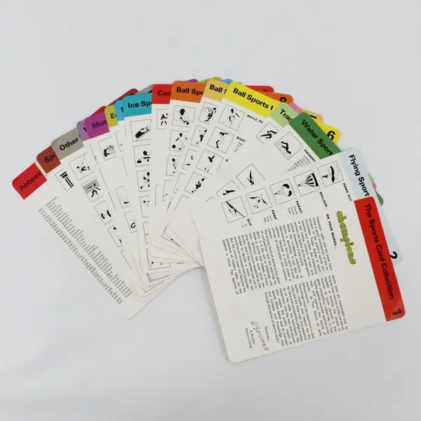 Lot Of 72 VTG 1977 Editions Rencontre The World Of Sports Cards 