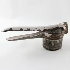 Potato Ricer Masher 10.25in Manual Metal Kitchen Tool Used