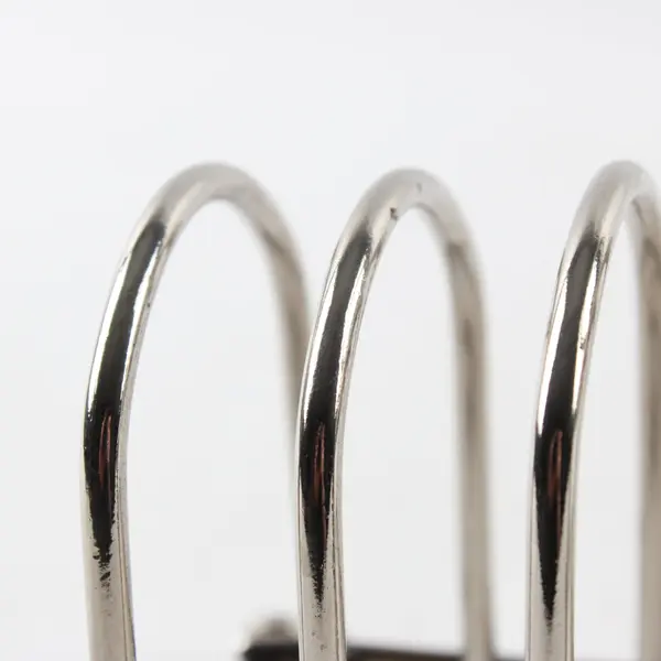 6-Slot Stainless Steel Toast Rack Bread Holder Serving Cooling Handle