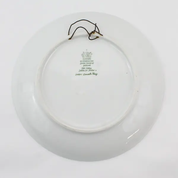 1974 Desiree Denmark 1974 Daisies for Mother Blue Collector Plate 7.5"