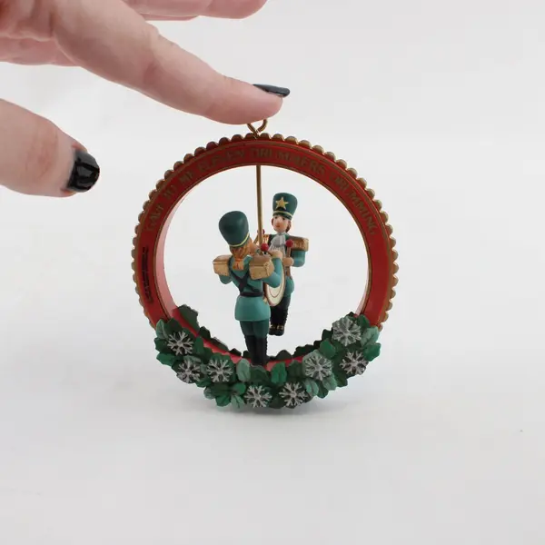 Enesco Eleven Drummers Drumming 11th 12 Days Christmas Ornament Boxed