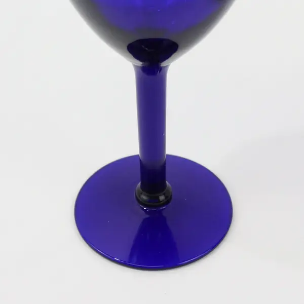 Set of 2 Vintage Libbey Premiere Cobalt Blue 8" Water Goblets 