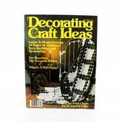 Vintage Decorating & Craft Ideas Magazine March 1982 Good