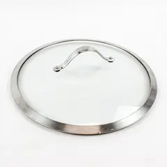 Calphalon 11-3/4" Replacement Pot Lid Stainless Steel Glass Used