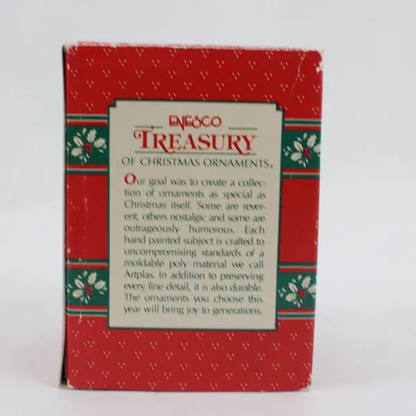 Lot of 2 Enesco Ornament Boxes Christmas To Go Special Keepsakes 586722
