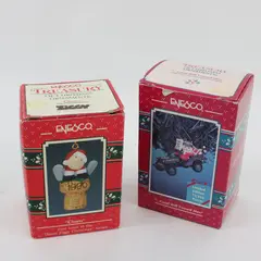 Lot of 2 Enesco 1990 Cheers Ziggy 1st Jeep Good Will Toward Men MPN132942