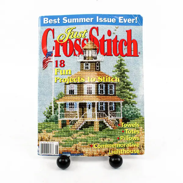Lot of 2 Just CrossStitch Magazines August & December 2006 Good