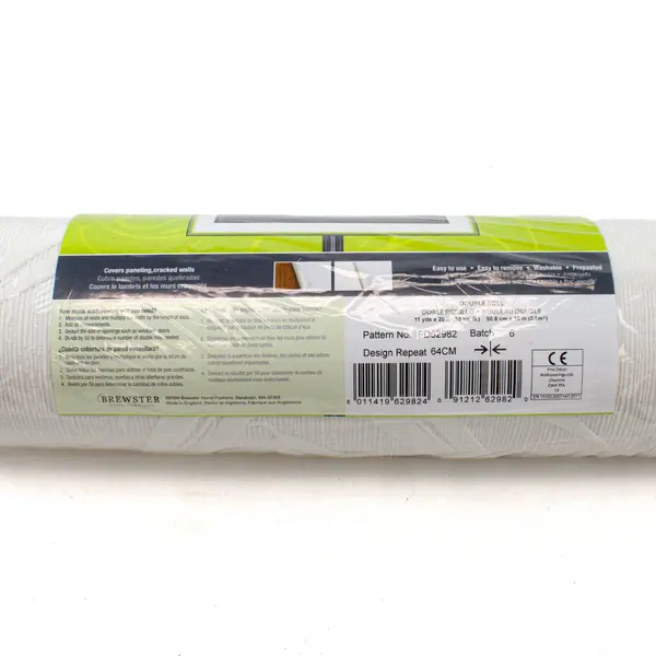 Lot of 2 Brewster Home Fashions Easy Textures Paintable WP FD62982 Batch 6 New
