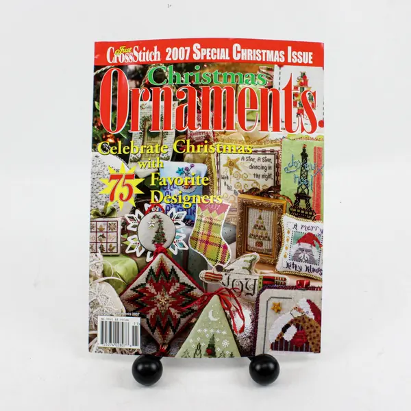 Just CrossStitch 2007 Special Issue Christmas Ornaments 75 Favorite Designers