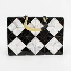 Shiraleah Mother of Pearl Tile Handbag Purse