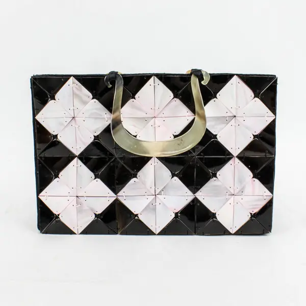 Shiraleah Mother of Pearl Tile Handbag Purse