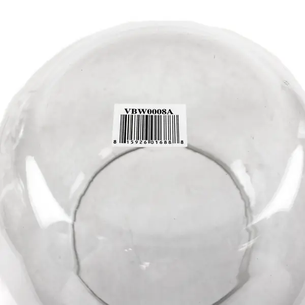 Lot of 3 Clear Glass Fishbowl Vases 5" & 6" Centerpiece Terrarium
