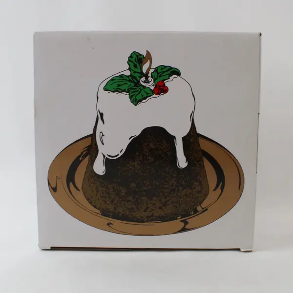 Department 56 Plum Pudding Bisque Porcelain Oil Lamp w/ Box No Brass Plate