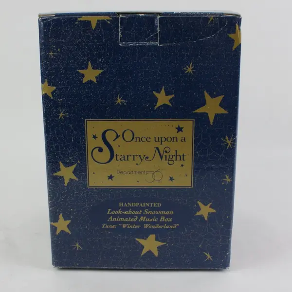 Department 56 Once Upon a Starry Night Hand-Painted Animated Musical Snowman